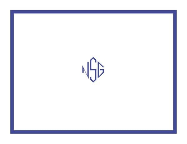 Diamond Monogram with Border